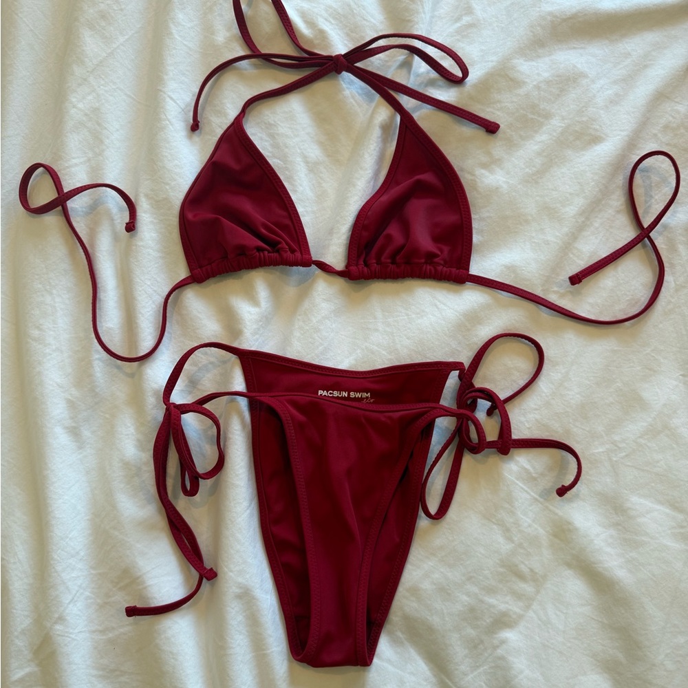 PacSun Red Bikini Set NWOT